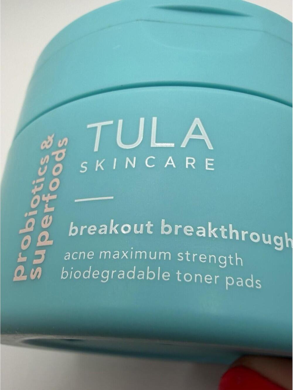 TULA Breakout Breakthrough Acne Maximum Strength Toner Pads New Sealed Jar